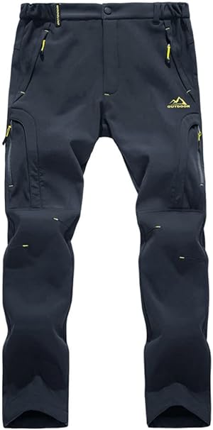 Waterproof Fleece Lined Outdoor Walking Trousers