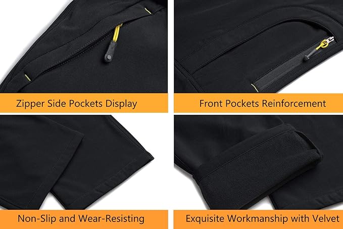 Waterproof Fleece Lined Outdoor Walking Trousers