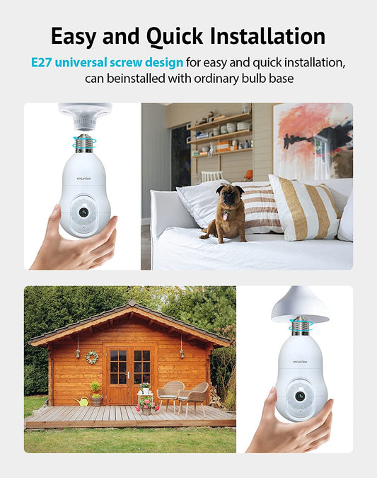 AINMO® | Light Bulb Camera