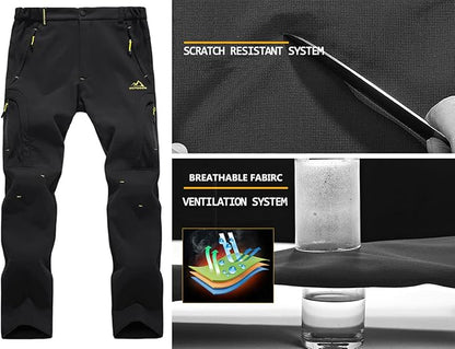 Waterproof Fleece Lined Outdoor Walking Trousers
