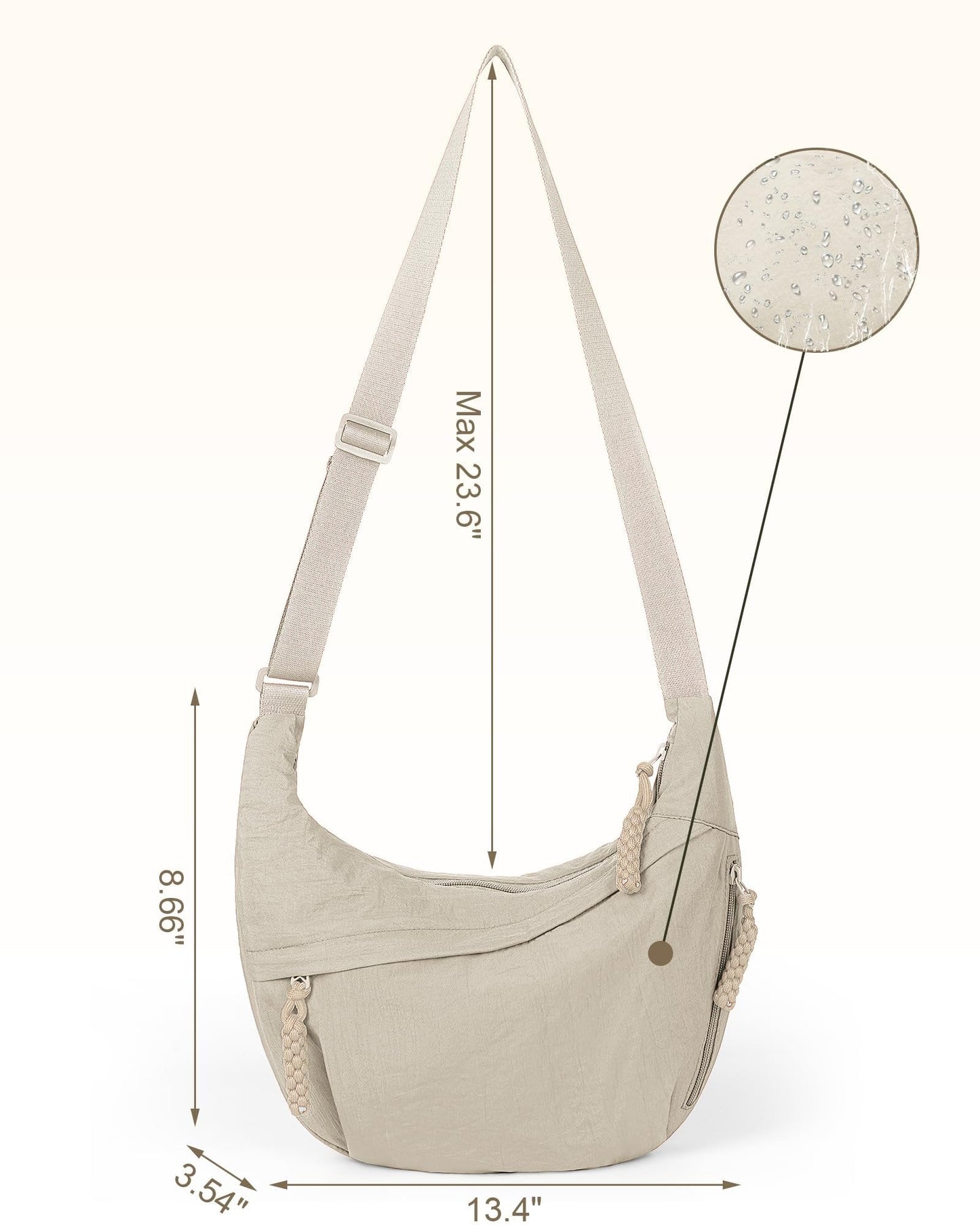 Ainmo® | Women's Nylon Crossbody Bag